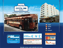 Tablet Screenshot of hotelcostainn.com